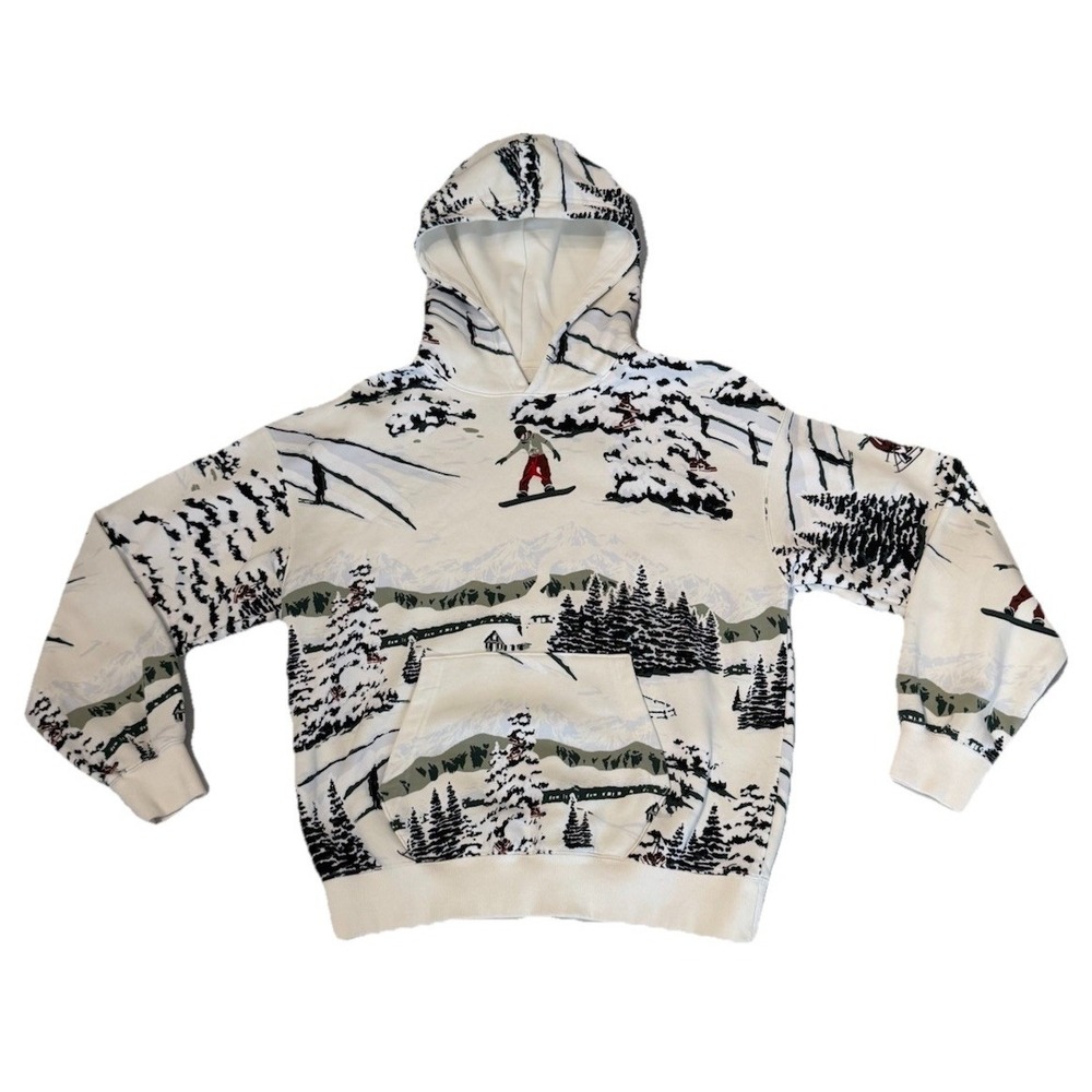 Men's Jordan Brooklyn Fleece Holiday Pullover Hoodie Size S EUC